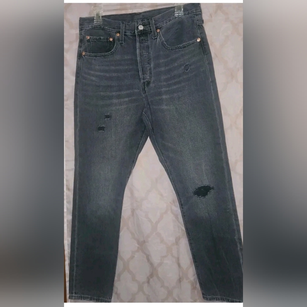 COPY - Levi's 501 S Jeans Mens Tapered Regular Slim Fit Button Fly Pants W30 L2…
